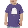 thumbnail image 1 of Happy Halloween Happy Ghost T-Shirt Toddler -Image by Shutterstock,  3 Toddler, 1 of 4
