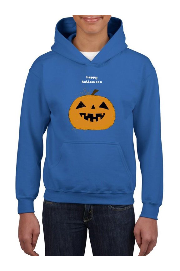 Happy Halloween Happy Pumpkin Hoodie Juniors -Image by Shutterstock,  Medium