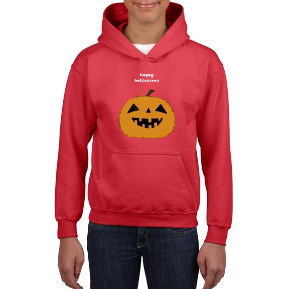 Happy Halloween Happy Pumpkin Hoodie Juniors -Image by Shutterstock,  x-Large