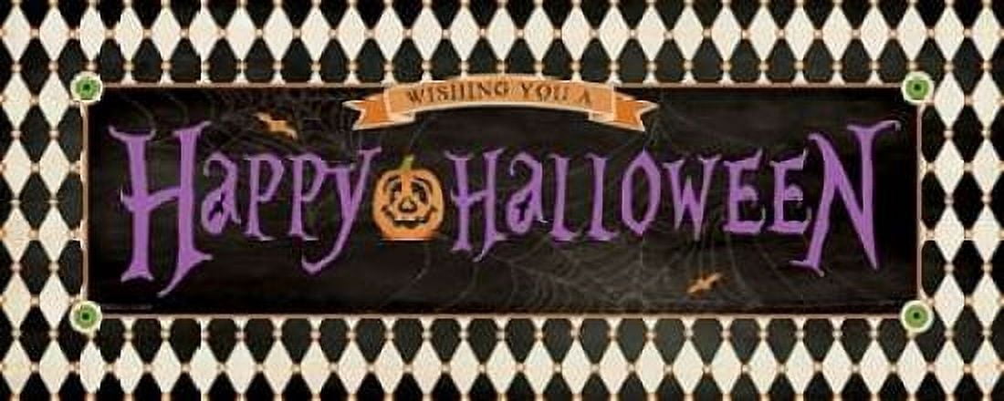 Happy Halloween II Canvas Art - Stephanie Marrott (10 x 20)