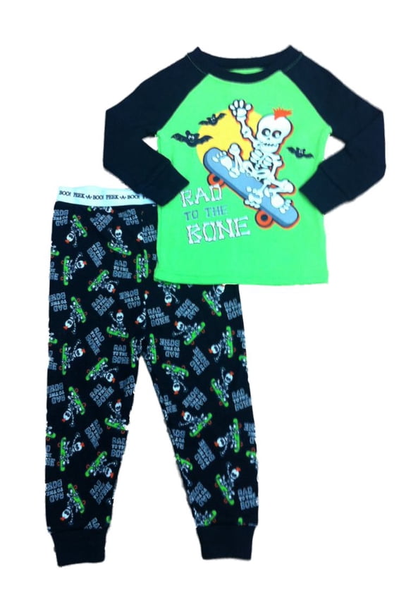 Infant Boy Rad To The Bone Skateboarding Sleepwear Pajama 18m
