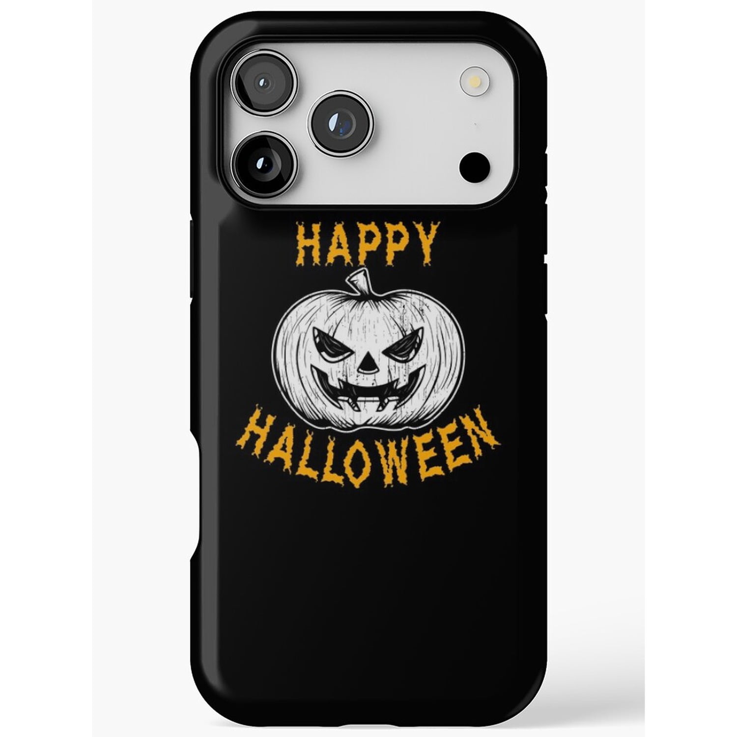 Happy Halloween Jack-o'-Lantern Tough Phone Case, Polycarbonate and TPU ...