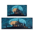 thumbnail image 1 of Happy Halloween Kitchen Mats Sets Of 2 Trick or Treat Kitchen Rugs and Mats for Door Bath Washable Decor Doormat Decorations for Porch Veranda Entryway (17x47in+30x17in), 1 of 7