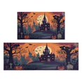 thumbnail image 1 of Happy Halloween Kitchen Rugs Sets Of 2 Horror Pumpkin Decor Mats for Room Farmhouse Non-Slip Decor Doormat Decorations for Home Dining Room (17x47in+30x17in), 1 of 7