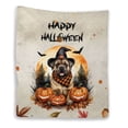 thumbnail image 1 of Happy Halloween Mastiff Witches Hat Pumpkin Carving Quilt Blanket Mastiffs Dog Lover Gifts Idea Cozy Comforter Throw Blanket - 02019, 1 of 5