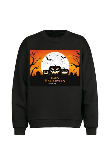 T-shirt Vintage Freeze Halloween - Sorcière, Citrouille, Chauve-souris - Taille XL Homme