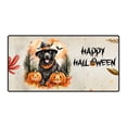 thumbnail image 1 of Happy Halloween Newfoundland Witches Hat Pumpkin Carving Desk Mat Full Keyboard Mouse Pad Newfie Dog Lover Gifts Large Mousepad - 02019, 1 of 5
