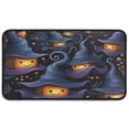 thumbnail image 1 of Happy Halloween Non Slip Washable Door Mat Pumpkin Spooky Welcome Mat Plain Outdoor Inside Floor Rugs Crystal Velvet 30x17 Inches, 1 of 7
