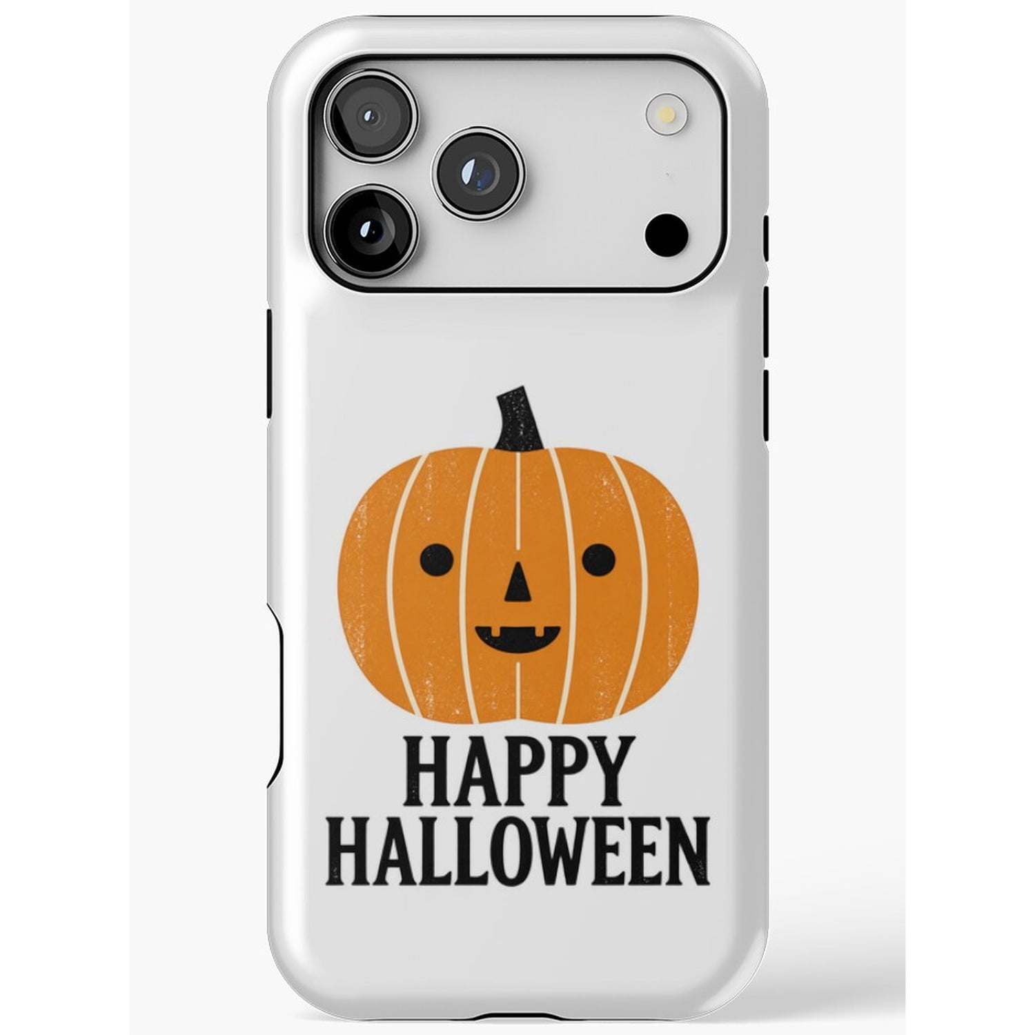 Happy Halloween Orange Jack-o'-Lantern Tough Phone Case, Polycarbonate ...