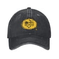 thumbnail image 1 of Happy Halloween Party Baseball Cap Golf Dad Hat Adjustable Washed Denim Trucker Hats Unconstructed Snapback Cap for Men Women Unisex Adult,Black, 1 of 7