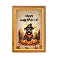 thumbnail image 1 of Happy Halloween Pitbull Witches Hat Pumpkin Carving Acrylic Plaque with Wood Photo Frame Box Terrier Dog Lover Light Box - 02019, 1 of 5