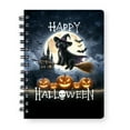 thumbnail image 1 of Happy Halloween Portuguese Water Dog Witch Pumpkins Bats Spiral Bound Journal PWD Portie Fishing Dog Lover 5x7in Spiral Notebook - 13012, 1 of 5