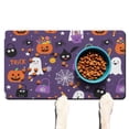 thumbnail image 1 of Happy Halloween Pumpkin Dog Mat for Food and Water Absorbent Water Non-Skid 17x30 Inch Cat Food Mat Ghost Boo Spooky Cat Feeding Mat Dog Water Bowl Mat for Messy Drinker, 1 of 7