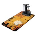 thumbnail image 1 of Happy Halloween Pumpkin Drying Mat for Dishes Horror Pumpkin Ghost Kitchen Drying Mat Absorbant Collapsible 17x31.5 Inch Dishes Plate Glass Dry Draining Pad for Accessories Countertops, 1 of 4