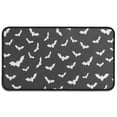 thumbnail image 1 of Happy Halloween Pumpkin Front Door Mat Anti Slip Horror Pumpkin Ghost Doormat Retro for Entry Floor Mat Set Living Room Bedroom Bathroom Crystal Velvet 30x17 Inches, 1 of 7
