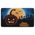 thumbnail image 1 of Happy Halloween Pumpkin Front Door Mat,Durable Absorbent Mat 17x30 Inch Pumpkin Skull Bat Spider Floor Mat for Kitchen Nursery Floor Entryway Rug, 1 of 6