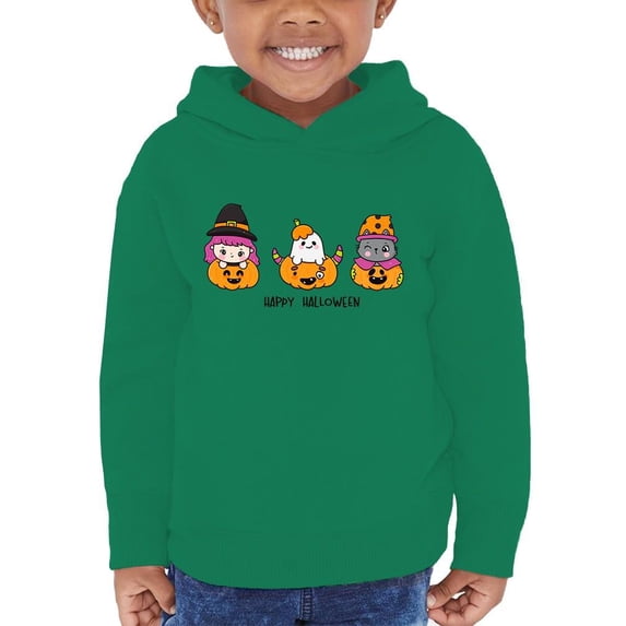 Happy Halloween Pumpkin Pals Hoodie Toddler -Image by Shutterstock, 4 Toddler