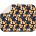 thumbnail image 1 of Happy Halloween Pumpkin Pattern Dish Drying Mat for Kitchen 1 Pack, Ultra Absorbent Microfiber Dishes Drainer Mats,18x24in(46x61cm), 1 of 4