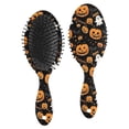thumbnail image 1 of Happy Halloween Pumpkin Pattern Hair Brush,Girls Detangling Hair Brush,Glide Through Tangles with Ease for Wet & Dry Hair,8.8"X2.8", 1 of 7