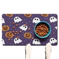 thumbnail image 1 of Happy Halloween Pumpkin Pet Food Mat Absorbent No-Slip 17x30 Inch Cat Food Mat Evil Pumpkin Ghost Dog Feeding Mat EcoFriendly Durable Pet Placemat, 1 of 7