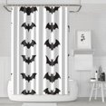 thumbnail image 1 of Happy Halloween Pumpkin Shower Curtains,Reusable Halloween Bath Curtain with Hooks Vintage 72x72 in Polyester Bathroom Curtains for Thanksgiving Day Fall Party Home Decor, 1 of 6