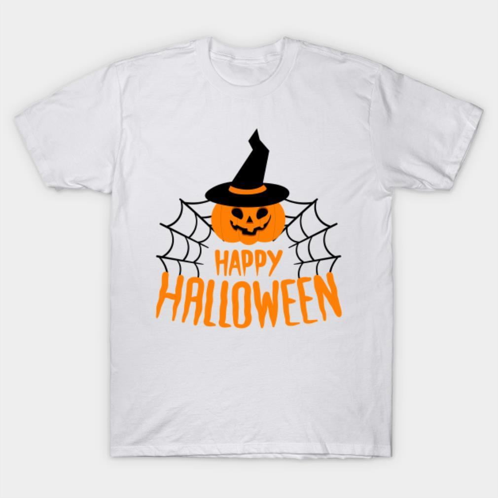 Happy Halloween Pumpkin Witch Tshirt