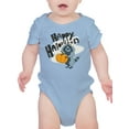 thumbnail image 1 of Happy Halloween Raccoon Bodysuit Infant -Image by Shutterstock,  18 Months, 1 of 4