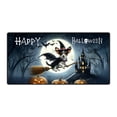 thumbnail image 1 of Happy Halloween Rat Terrier Witch Pumpkins Bats Desk Mat Full Keyboard Mouse Pad Ratty Dog Lover Large Mousepad - 13012, 1 of 5