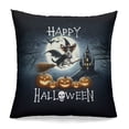 thumbnail image 1 of Happy Halloween Rat Terrier Witch Pumpkins Bats Pillowcase Double Sided Ratty Dog Lover Pillow Case Covers - 13012, 1 of 3