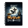 thumbnail image 1 of Happy Halloween Rat Terrier Witch Pumpkins Bats Spiral Bound Journal Ratty Dog Lover 5x7in Spiral Notebook - 13012, 1 of 5
