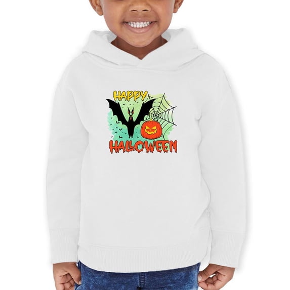 Happy Halloween Retro Style Hoodie Toddler -Image by Shutterstock, 5 Toddler