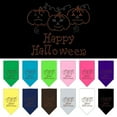 thumbnail image 1 of Dog Supplies Happy Halloween Rhinestone Bandana Yellow Large, 1 of 10