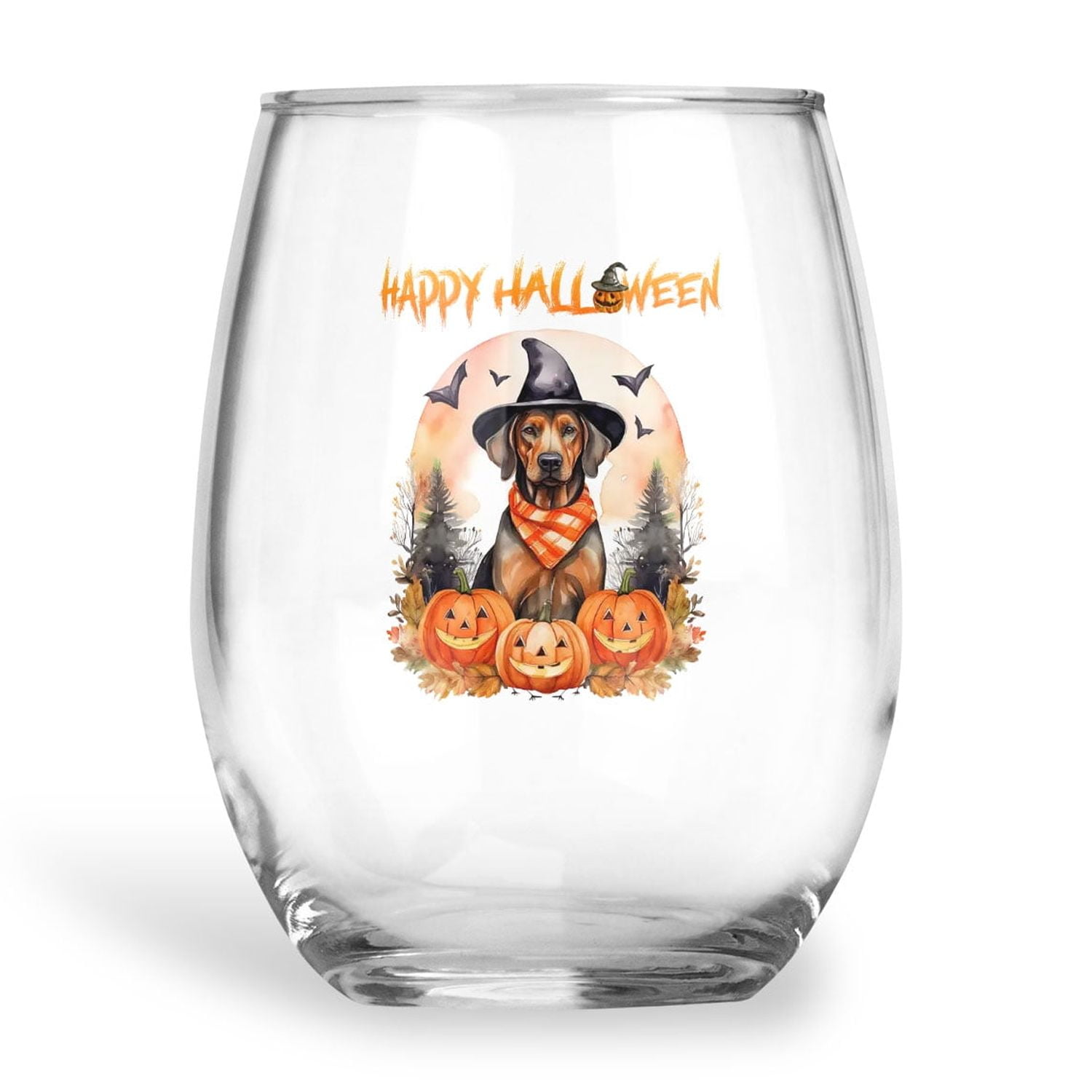 Happy Halloween Rhodesian Ridgeback Witches Hat Pumpkin Carving 15oz ...