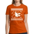 thumbnail image 1 of Happy Halloween Shirts for Women Flying Witch Graphic Tee - S M L XL 2XL 3XL, 1 of 2