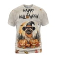 thumbnail image 1 of Happy Halloween Siamese Witches Hat Pumpkin Carving All Over Print 3D Shirt Unisex Merch Cat Lover Kitten Owner Gifts - 02019, 1 of 6