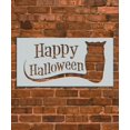 thumbnail image 1 of Happy Halloween Sign Stencil, 1 of 2