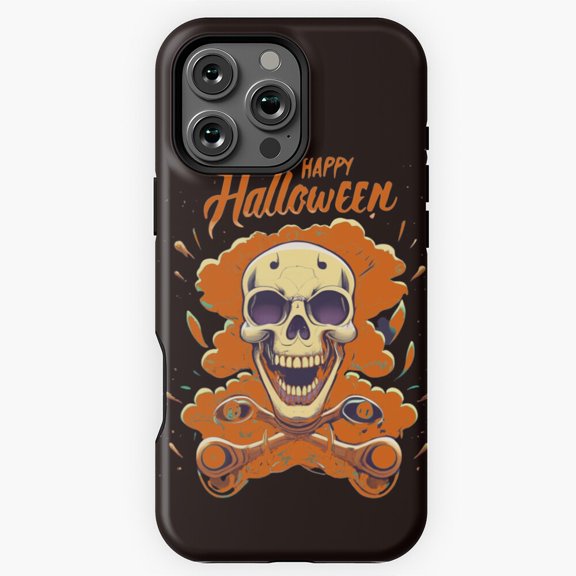 Happy Halloween Skeleton Man Phone Case for iPhone 16 15 14 13 12 11 Pro Max M5901713