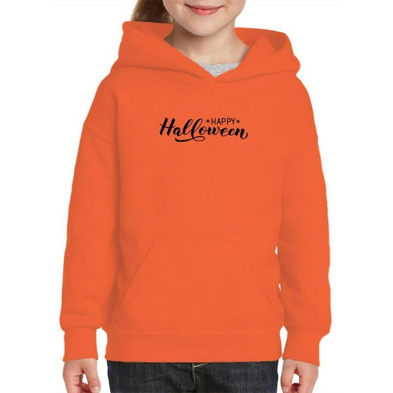 Happy Halloween Spiders Banner Hoodie Juniors -Image by Shutterstock, Medium