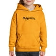 thumbnail image 1 of Happy Halloween Spiders Banner Hoodie Juniors -Image by Shutterstock,  x-Large, 1 of 4