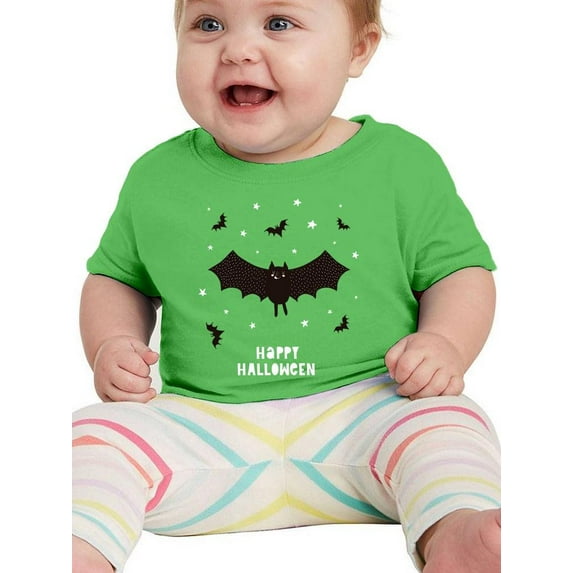 Happy Halloween Spooky Bats. T-Shirt Infant -Image by Shutterstock, 12 Months