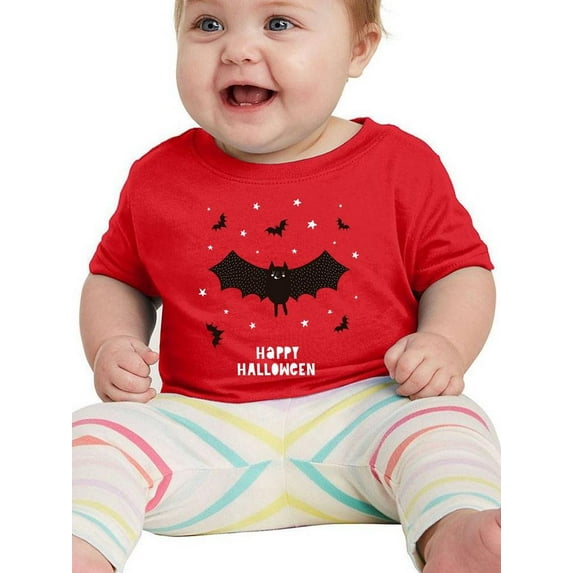 Happy Halloween Spooky Bats. T-Shirt Infant -Image by Shutterstock, 18 Months