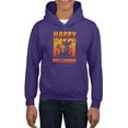 thumbnail image 1 of Happy Halloween Spooky House Hoodie Juniors -Image by Shutterstock,  Large, 1 of 4