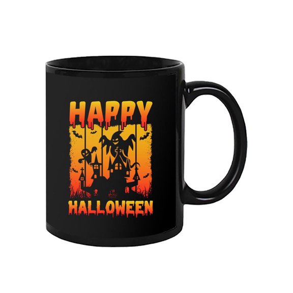 Happy Halloween Spooky House Mug - Image by Shutterstock,