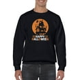thumbnail image 1 of Happy Halloween. Spooky House Sweatshirt Men -Image by Shutterstock, Male Small, 1 of 4