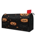 thumbnail image 1 of Happy Halloween Spooky Pumpkin Bat Mailbox Covers,Magnetic 18x21 Inch Mailbox Wrap Water Proof Reusable Fall Welcome Box Wraps for Rustic Farmhouse Home Decor, 1 of 5