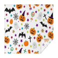 thumbnail image 1 of Happy Halloween Square Table Cover Waterproof Spillproof Tablecolths Horror Pumpkin Ghost Table Cloths for Halloween Background Indoor and Outdoor Birthday (60x60 Inch), 1 of 6
