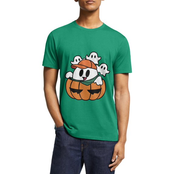 Happy Halloween T-Shirt Costume Unisex for Fall Tee Shirt Classic Tops Lovely Ghost Pumpkin Halloween Summer Short Sleeve Shirts Great Gift S- 5XL