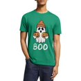thumbnail image 1 of Happy Halloween T-Shirt Costume Unisex for Fall Tee Shirt Classic Tops Lovely Ghost Pumpkin Halloween Summer Short Sleeve T-Shirts Great Gift S- 5XL, 1 of 3