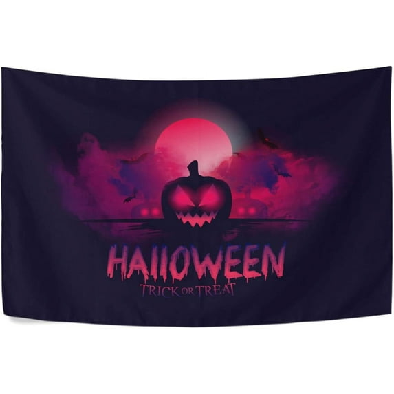 Happy Halloween Tapestry 80x60 Inche Wall Hanging Tapestry Wall Art Hanging Tapestries Bedroom Living Dorm Room Wall Decor Fabric Home Decor Gifts