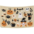 thumbnail image 1 of Happy Halloween Tapestry 90x60 Inche Wall Hanging Tapestry Wall Art Hanging Tapestries Bedroom Living Dorm Room Wall Decor Fabric Home Decor Gifts, 1 of 7